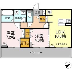 （仮称）GRAND D-ROOM 豊田市浄水町伊保原 A棟の物件間取画像